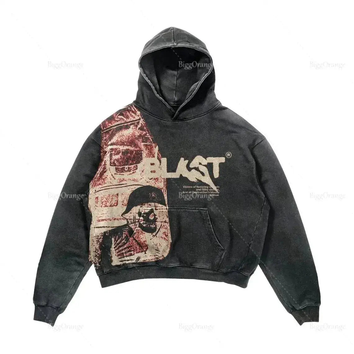 Unisex Y2k Blast Graphic Hoodie