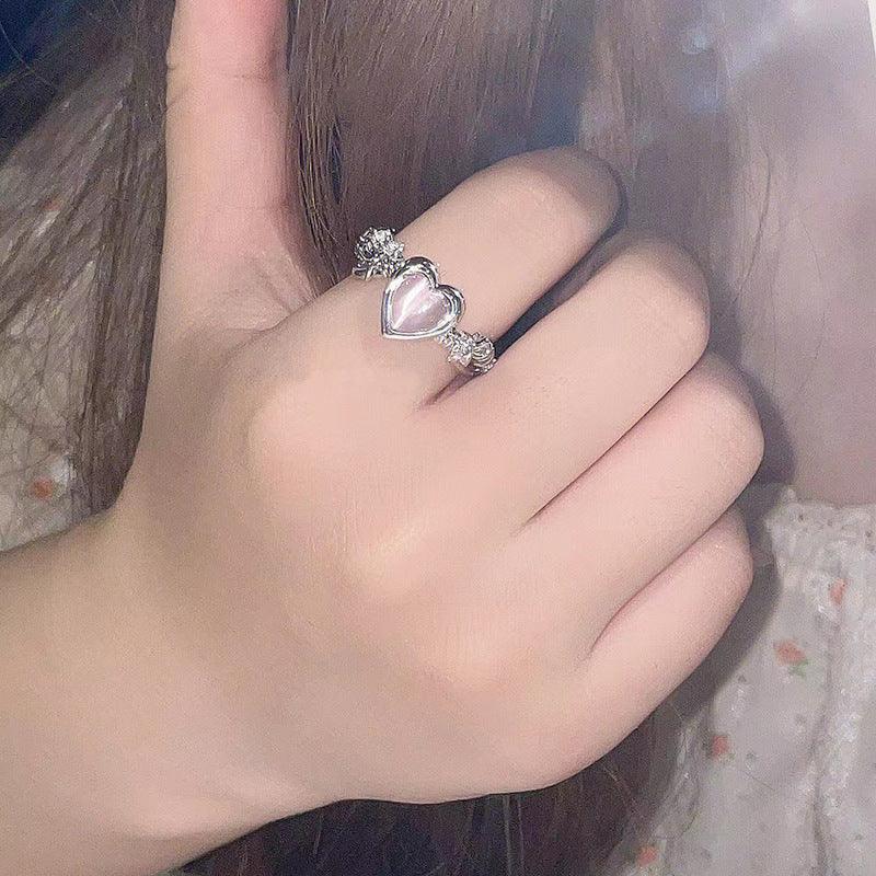 DARB - Opal Love Ring with Minimalist Design - Darlie Boutique