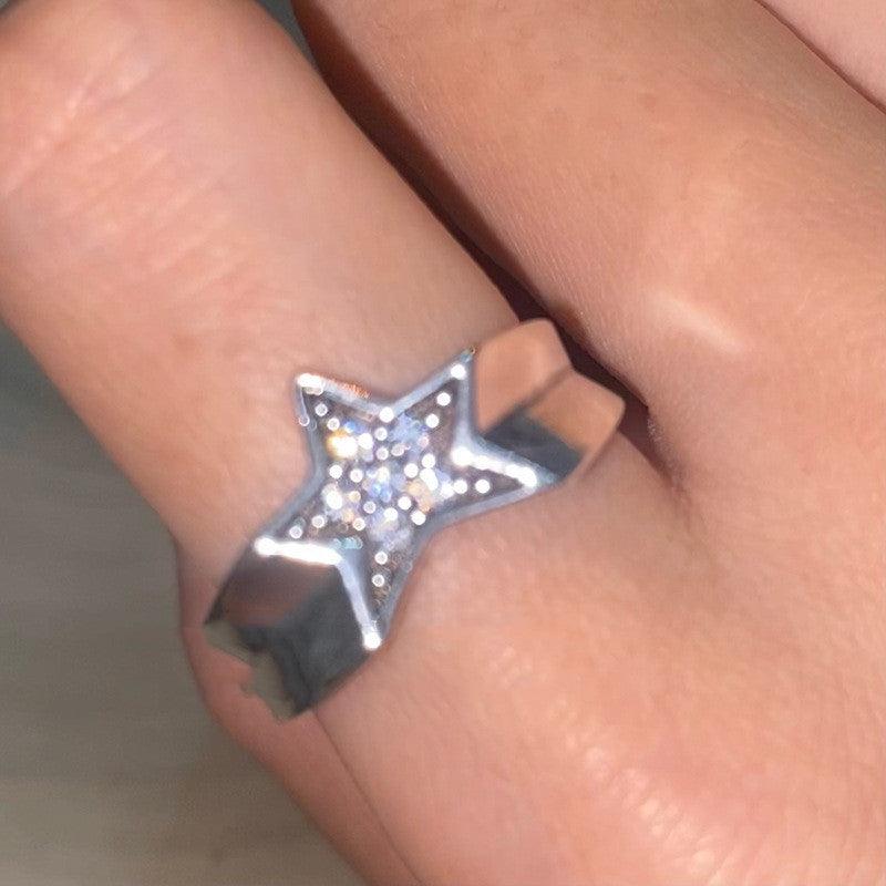 DARB - Y2K Five-Pointed Star Vintage Ring with Minority Design for Women - Darlie Boutique