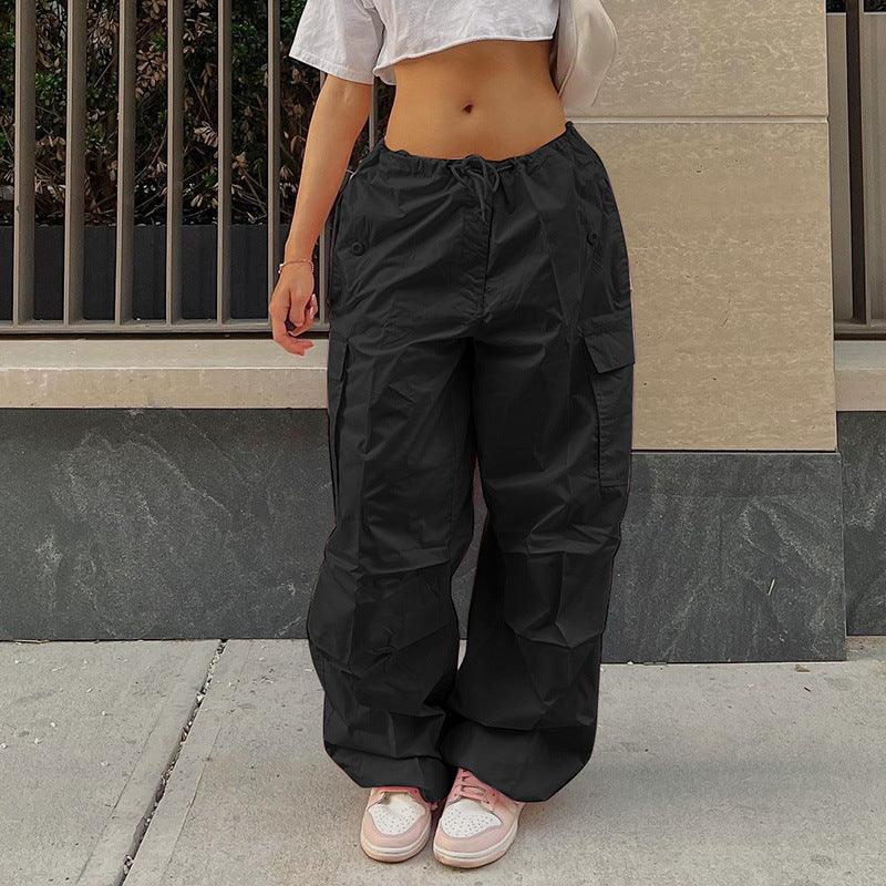 Loose Street Overalls Autumn Fashion Casual Low Waist Plus Size Loose Thin Looking Jogger Pants - Darlie Boutique